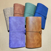 Carnet portable en cuir PU, 36 pages, bloc-notes, carnet de comptes, journal vintage pour hommes et femmes - Vente en gros usine