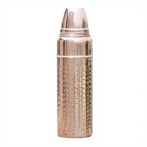 Engraved Hammered Copper Water Bottle Pure Copper Bottle for Corporate Gifts and Promotional Use - Product Image 1