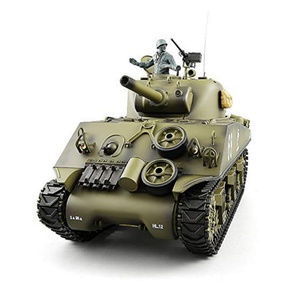 Modèle de char de combat télécommandé Heng Long U.S.M4A3 Sherman 1/16, fréquence 2,4 GHz, batterie 7,4 V 1200 mAh, marque SANJOYO, à partir de 8 ans - Product Image 4