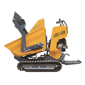 Mini camion benne de 1 à 10 tonnes de capacité de charge, avec levage hydraulique pour le transport sur chantier, équipé d'un système de transmission sur chenilles - Product Image 2