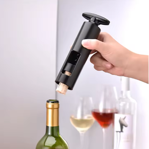 Chine prix d'usine 2-en-1 ouvre-vin cadeau de noël ouvre bouteille tire-bouchon avec coupe-feuille NP10242 - Product Image 5