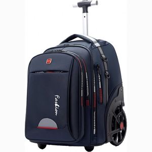 Free Sample Crossbody School <b>Wheeled</b> Laptop Backpack Luggage Business <b>Bag</b> Waterproof Wheels <b>Travel</b> Friendly Portable Polyester - Product Image 3