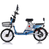 Vélo Électrique Urbain 500W Sans Balais en Acier, Batterie Plomb-Acide 48V 20AH, Grand Écran LCD Numérique, Frein à Tambour - Grande Vente