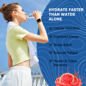 Poudre d'électrolytes directement de l'usine avec potassium, contribue à améliorer la fonction du système nerveux, saveur pastèque riche - Product Image 3