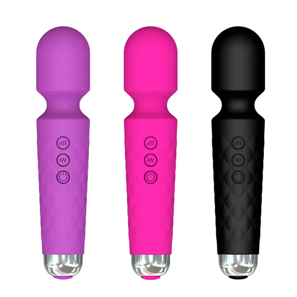 Masturbador potente del punto G para mujer, consolador USB AV, varita mágica, estimulador de clítoris y Vagina, Juguetes sexuales