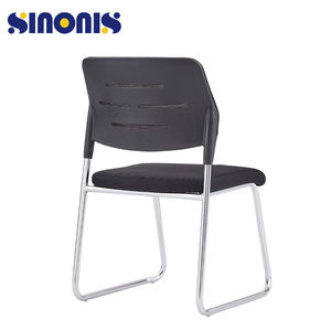 Sinonis Factory Wholesale Executive Middle Back Office Chair Without Wheels Iron <b>Frame</b> - Product Image 4