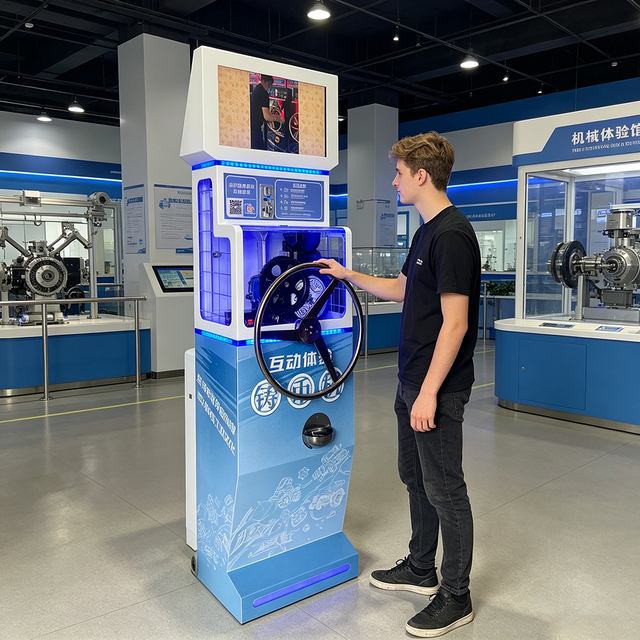 Customizable AD Screen Penny Press Machine Souvenir Coin Scenic Spots Museums White Metal Custom Sticke Coins Presser for Sale