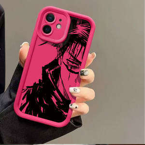 <span class=keywords><strong>Manga</strong></span> Étui en silicone TPU souple tendance pour hommes pour <span class=keywords><strong>iPhone</strong></span> 17/16/15/<span class=keywords><strong>14</strong></span>... <span class=keywords><strong>Coque</strong></span> arrière anti-chute étanche Pro Max pour Samsung - Product Image 1