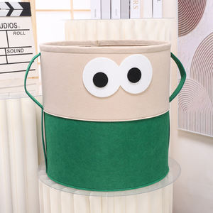 Panier <span class=keywords><strong>de</strong></span> rangement pliable en feutre écologique, grande capacité, épaissi, pour la maison et le salon (vente en gros) - Product Image 4