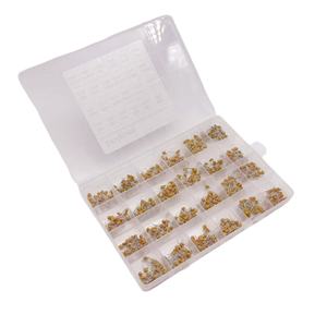 Kit de 24 Tipos de Condensadores Monolíticos - 10pF a 10uF, Voltaje Nominal de 50V, Paso de 5.08mm, 25 Piezas por Tipo, Total de 600 Piezas - Product Image 5