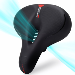 <span class=keywords><strong>Selle</strong></span> de Vélo <span class=keywords><strong>VTT</strong></span> Ventilée Moelleuse Confortable Siège de Vélo de Route <span class=keywords><strong>VTT</strong></span> en Cuir Pièces de Vélo - Product Image 5