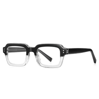 Vente en gros d'usine, monture de lunettes optiques TR90 pour hommes, anti-lumière bleue, lunettes de créateur, prescriptions personnalisées