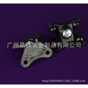 Jingteng Plastic Butterfly Corner <b>Bracket</b> 0013 Beige <b>Black</b> Transparent Furniture Cabinet Wardrobe Connection Right Angle Fixing - Product Image 3