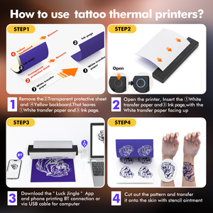 Stampante A4 Termica per Trasferimento Tatuaggi Compatibile con IOS/Android per Clienti Personalizzati B2B Transfrontalieri - Product Image 4