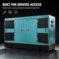Penjualan Pabrik Generator Diesel Senyap 40kW 3 Fasa dengan Mesin Auto Start ATS 50 KVA Model HF50GF