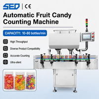 Machine de comptage et d'emballage automatique de bonbons en acier inoxydable 316 à haute production pour les bonbons gélifiés