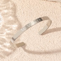 Joyería Cristiana Personalizada de Acero Inoxidable, Pulsera WWJD (¿Qué Haría Jesús?), Chapada en Oro de 18K, Venta Directa de Fábrica