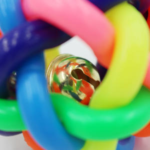 2022 yeni yıkılmaz Pet lüks çiğneme Molar gıcırtılı plastik köpek topu oyuncak köpek haddeleme topu ses ile - Product Image 4