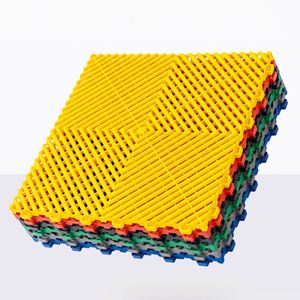 Baldosas de Plástico PP Resistentes para Piso de Garaje, Alfombrillas de Plástico Ventiladas e Impermeables para Uso en Interiores y Diseño Gráfico - Product Image 2