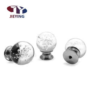 Jieying <strong>Drawer</strong> Handle Single Hole Bubble Ball Cabinet Door Pull European <strong>Crystal</strong> Furniture Hardware Handle <strong>Knobs</strong> - Product Image 2