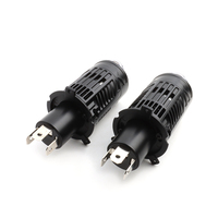 Phare LED H4 Haute Puissance 140W 7000LM Mini Projecteur LED H4 Plug and Play Ampoule de Remplacement pour Voiture