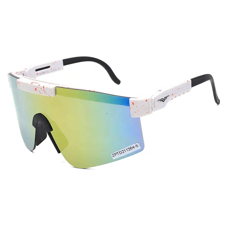 Newest TR90 Frame Mirrored Lens Windproof Cycling Sport 25 Colors Sunglasses