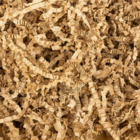 Papier de soie froissé déchiqueté pour remplissage de paniers cadeaux, écologique, en pâte de bois vierge et matériaux recyclés, haute luminosité, simple.