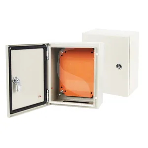 Kotak sambungan baja serat optik IP66 kotak distribusi daya listrik logam besar tahan air kustom
