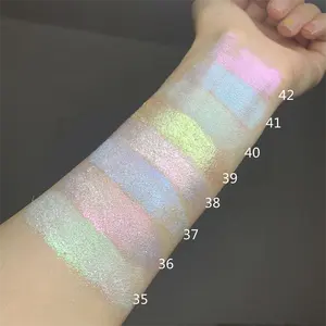 Duochrome 아이 섀도우 루스 파우더 화장품 카멜레온 아이 섀도우 안료 파우더