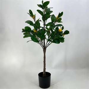 <span class=keywords><strong>Arbres</strong></span> fruitiers simulés en gros, feuilles au toucher réel, citronniers artificiels, kumquatiers, plantes en pot, décoration de la maison pour le Nouvel An - Product Image 4