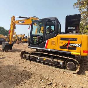 Excavatrice d'occasion Sany SY155C SY155 de marque chinoise haute performance, 15 tonnes, excavatrice sur chenilles d'occasion, Sany 155 en vente chaude - Product Image 2