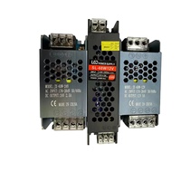 Alimentation à découpage ultra-mince LSW AC/DC SMPS pour LED, entrée 110-240 VCA, 12 V/24 V, 100 W, 60 Hz, OEM, efficacité 85 %, protection contre les courts-circuits