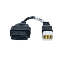 Cable OBD2 Universal de 6 Pines a 16 Pines para Diagnóstico de Motocicletas
