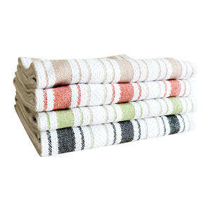 Essuie-tout de cuisine en coton style nordique, rayé, 100% coton, rectangulaire, pour usage en cuisine - Product Image 3