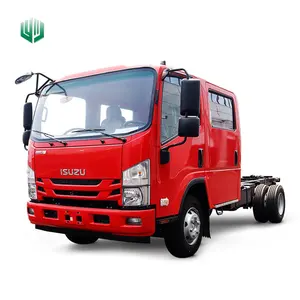 2022 nuevo modelo gran oferta doble cabina 4x2 motor diésel 4 toneladas Isuzu cabina chasis camión contra incendios a la venta