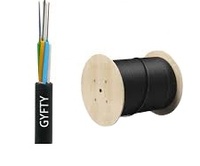 Cable de fibra óptica blindado de tubo suelto trenzado de modo único GYFTY G652D 2 4 6 8 12 24 36 48 288 núcleos para cables de comunicación