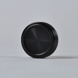 Pieds d'amplificateur en aluminium usiné CNC noir 44x17mm avec anneau en silicone - Pieds d'isolation anti-vibration <span class=keywords><strong>HiFi</strong></span> pour amplificateur à tubes - Product Image 2