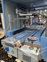 Máquina de Serigrafía Industrial Automática LC con Tratamiento de Llama, 2 Estaciones, Alta Velocidad