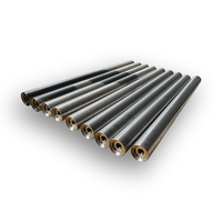 Tambour en acier au carbone à axe cylindrique nickelé pour machine à calendrier # Machine de rembobinage 45 FUTIAN ROLLER FTS-046 Dynamic