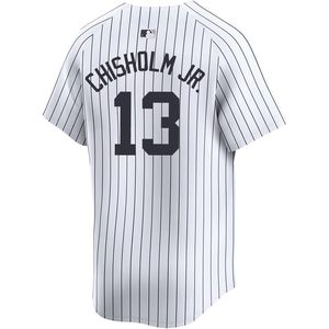 Camiseta de Béisbol para Niños de los New York Yankees, Blanca, Modelo Chisholm Jr. 13, con Cuello y Tecnología de Absorción de Humedad - Product Image 3