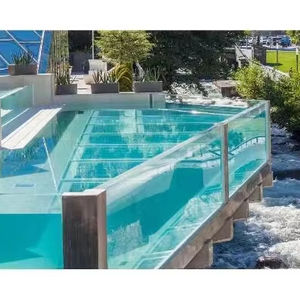 Piscina acrílica fundida de 5mm de espesor personalizada hecha en fábrica para uso en exteriores con servicios de procesamiento de moldeado para cualquier espacio - Product Image 1