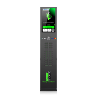 Distributeur automatique publicitaire à écran tactile 23,8 pouces à 24 emplacements, stations de recharge pour téléphones portables, batteries externes 6000mAh*24, puissance maximale 160W