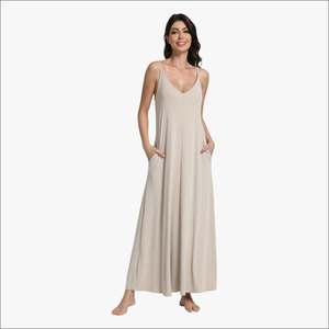 Custom Women's Nightdress Soft Comfy Summer Sexy <b>Dress</b> for Women Bamboo Women Nightgown Sleepwear - Product Image 3