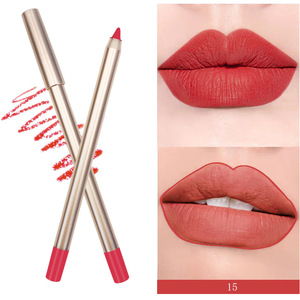 <span class=keywords><strong>Crayon</strong></span> à lèvres doré, Waterproof, multifonction, sans Logo, marron crème, avec Logo personnalisé, 24 heures - Product Image 6