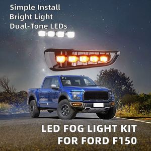 Kit de feux antibrouillard LED blancs à commutation de couleur pour Ranger 2017-2020, feux de jour, nouveau, 12V, 6000 lm, 6000K - Product Image 2