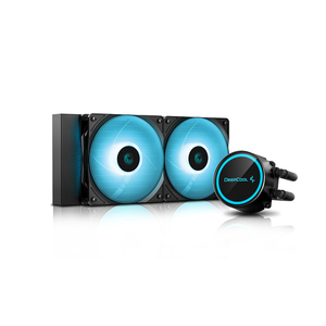 หม้อน้ำ DeepCool Water Element 240 V2 RGB สำหรับซีพียู Intel AMD ระบบระบายความร้อนด้วยน้ำ ขายดี พัดลมขนาด 240 มม. พร้อมปั๊มเงียบ - Product Image 1
