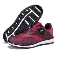 Chaussures de golf de loisirs en plein air, tige en cuir synthétique, semelle en caoutchouc, confortables, antidérapantes, résistantes à l'usure pour hommes et femmes