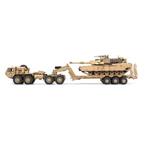 Kit de modèle DIY d'équipement militaire lourd HG P806 TRASPED 1/12 pour camion et remorque semi-remorque RC en métal moulé sous pression U.S M747 6x6