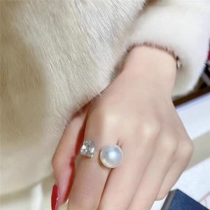 Anillo de Plata S925 WENCHI, Joyería Moderna DIY con Soporte Vacío para Incrustar Cuentas de 3-4mm, Modelo 12049, China - Product Image 1