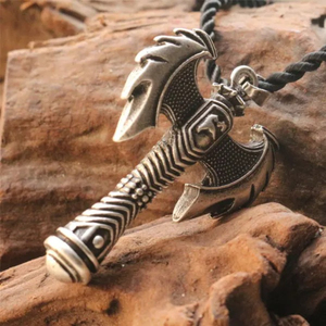 Pendentif hache de combat viking, accessoires de bijoux DIY, collier pour homme, bijoux nordiques - Product Image 2